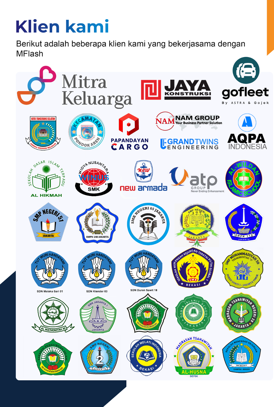 Perusahaan yang sudah bekerja sama dengan MFlash 2
